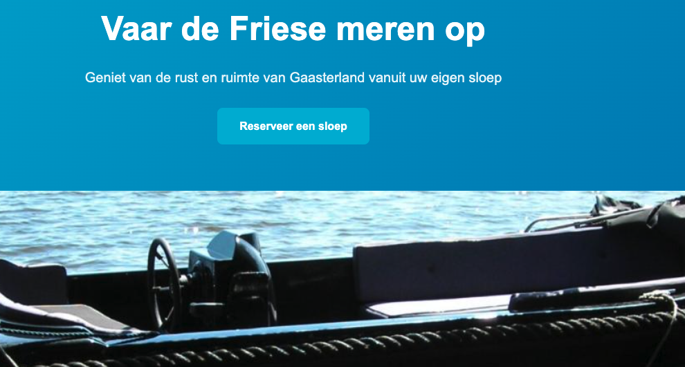 Sloepverhuur Oudemirdum Website-Showcase